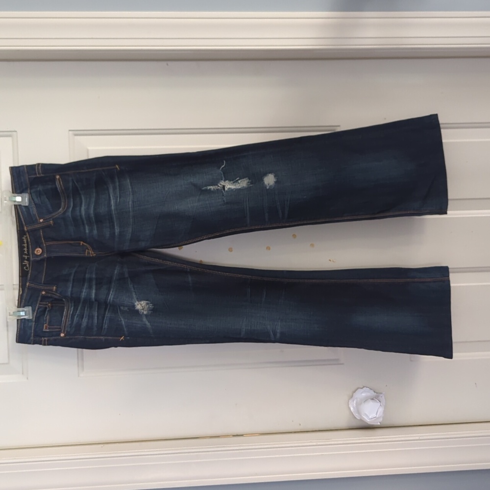 Cult of Individuality Distressed Bootcut Jeans. Size 30